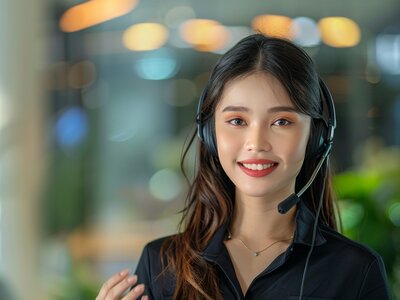 Sảnh game show Pragmatic Play với ánh sáng xanh